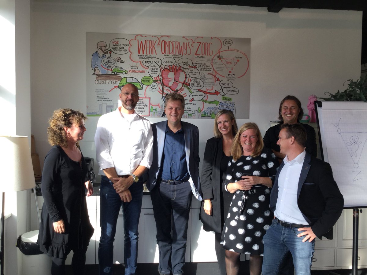 Vandaag met burgemeester <a href="/JanHamming/">jan hamming</a> op bezoek in Wormerveer, @OVWormerveer, Leon Hamming, Vereniging de Bloesem en ‘t Lokaal.