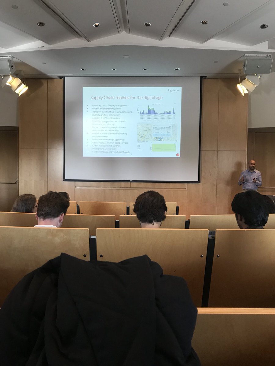 Yassine's tweet photo. Privileged to have my first lecture at @MIT and to learn more about how @Logistimo serves millions of rural families #MITDevelopmentVentures https://t.co/8vO6tjxoDH