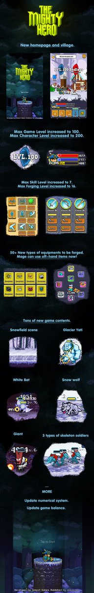lemonjamstudio's tweet photo. #themightyhero has a update with tons of new contents.Check it out on Appstore and Google Play <3
  #gamedev #pixelart #IndieGame https://t.co/bmPBaqgGbV
