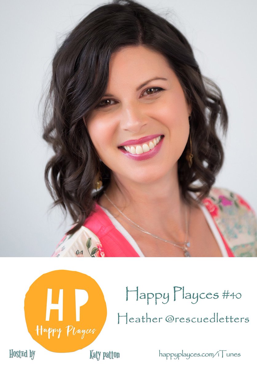 New #podcast is up with Heather <a href="/rescuedletters/">Heather M. Dixon</a> We talk #faith, #courage, &amp; living life to the fullest. Link here ➡️ happyplayces.com/happy-playces-…