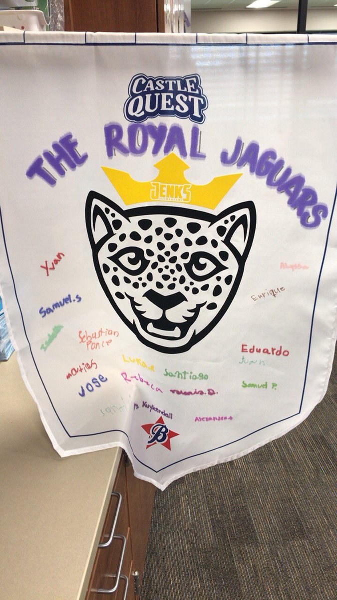 We saw, we came, and we conquered the Castle Quest! Last chance to pledge is today! 🎉💜🐯#mjejags #mje2ndgrade