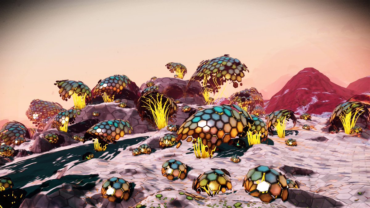 PeaceHooligan's tweet photo. I'm so in love with this Hex planet... <3 @NoMansSky @hellogames @NoMansPics @NMSsnaps https://t.co/g5tN0CYTVZ