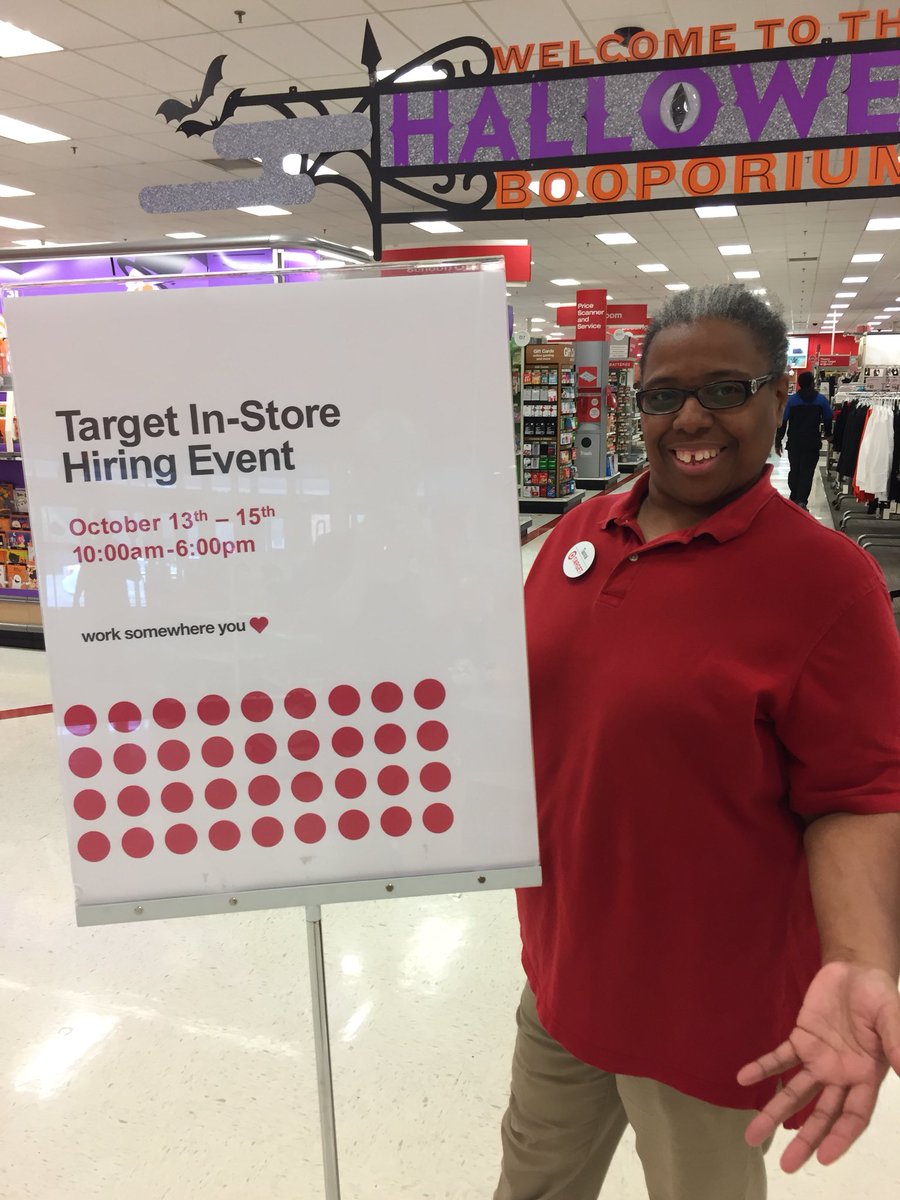 EJBirchmeier's tweet photo. Why do you love working at Target? “Fun atmosphere &amp; opportunity to cross train &amp; promote” - Tacica 25 years @Target #WorkSomewhereYouLove https://t.co/77x6iU0lDX
