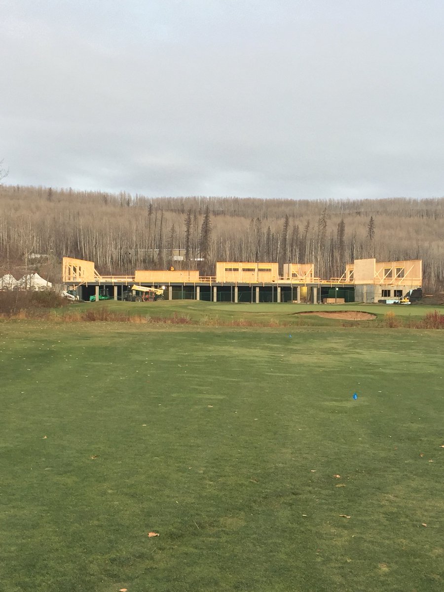 Amazing what a few walls can do <a href="/FortMcMurrayGC/">Fort McMurray GC</a>  #rebuild