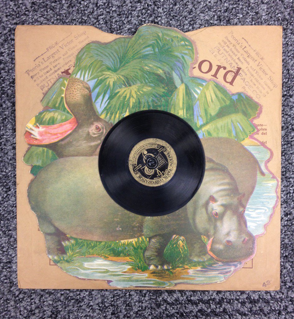 CherylTipp's tweet photo. I also got a pair of hippos #1919 #talkingbookcorporation #kidsrecord https://t.co/geojn1FsNf