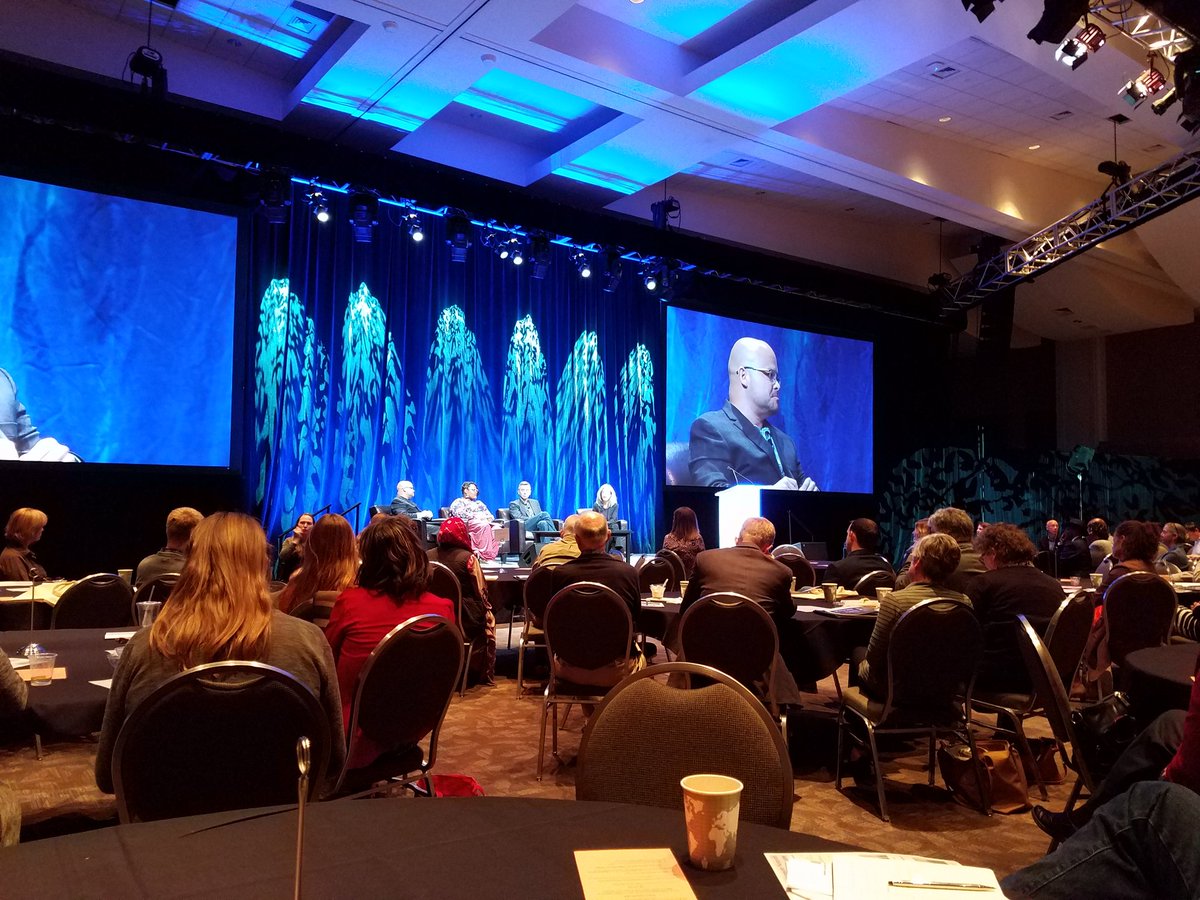 BowerPost's tweet photo. #MCNAC17 keynote on joy, optimism and hope much needed. Thank you! https://t.co/7v1ZIGplji