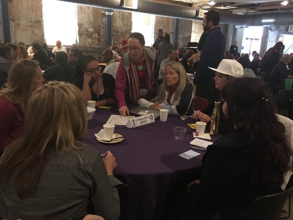 TLTSMSU's tweet photo. Meaningful conversation #TLTS17 #designthinking #highered #profdev https://t.co/JoSp1q5zeN