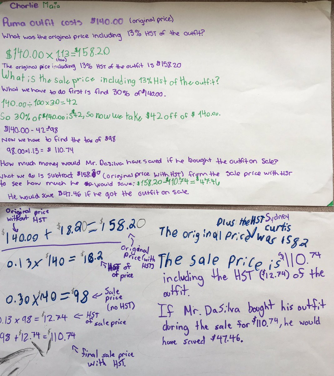 MrDaSilva11's tweet photo. Gr. 7/8s @StJohnFisherCS have been introduced to the CUBES strategy for solving word problems in Math and have put it into practice! #sccdsb https://t.co/KIGs2kbhTv