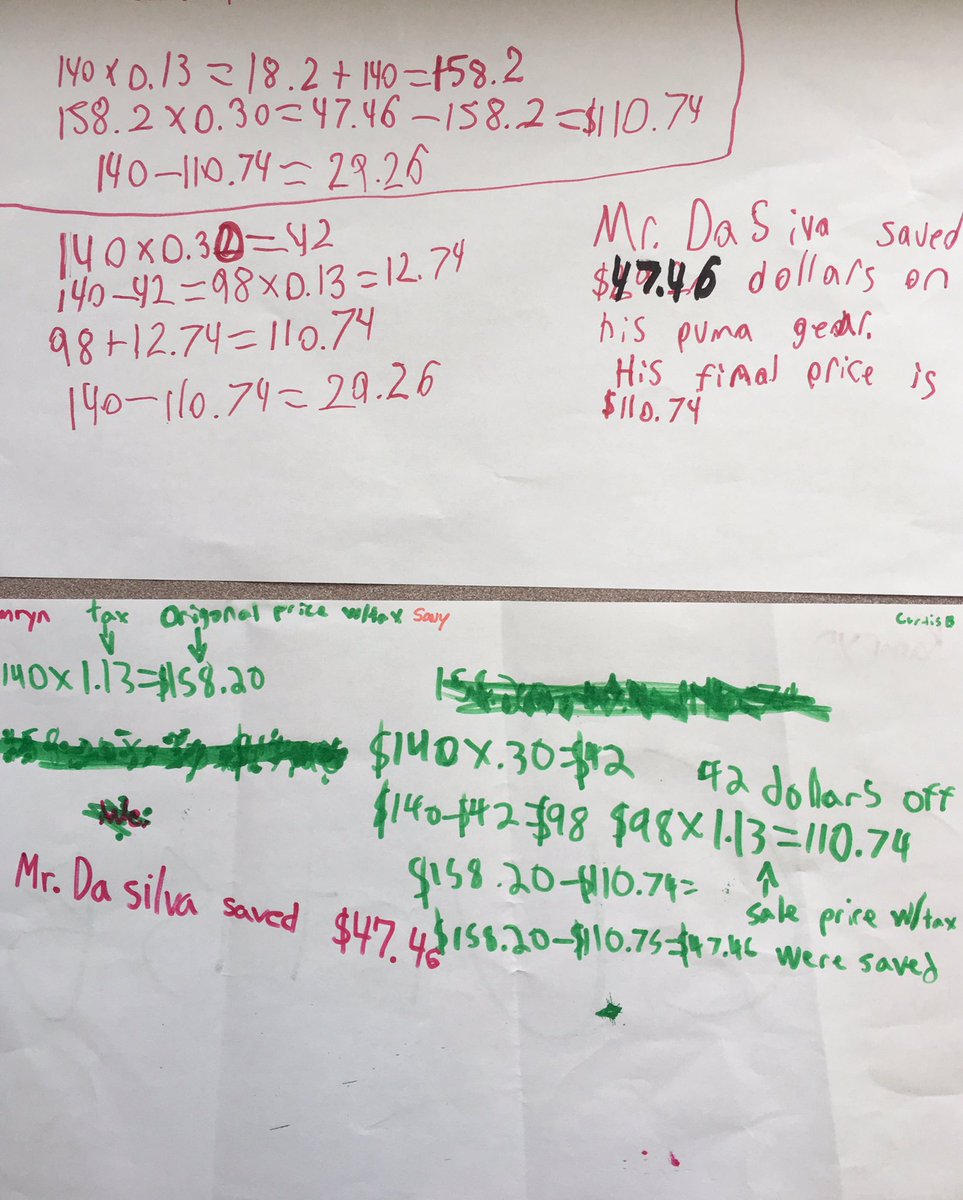 MrDaSilva11's tweet photo. Gr. 7/8s @StJohnFisherCS have been introduced to the CUBES strategy for solving word problems in Math and have put it into practice! #sccdsb https://t.co/KIGs2kbhTv
