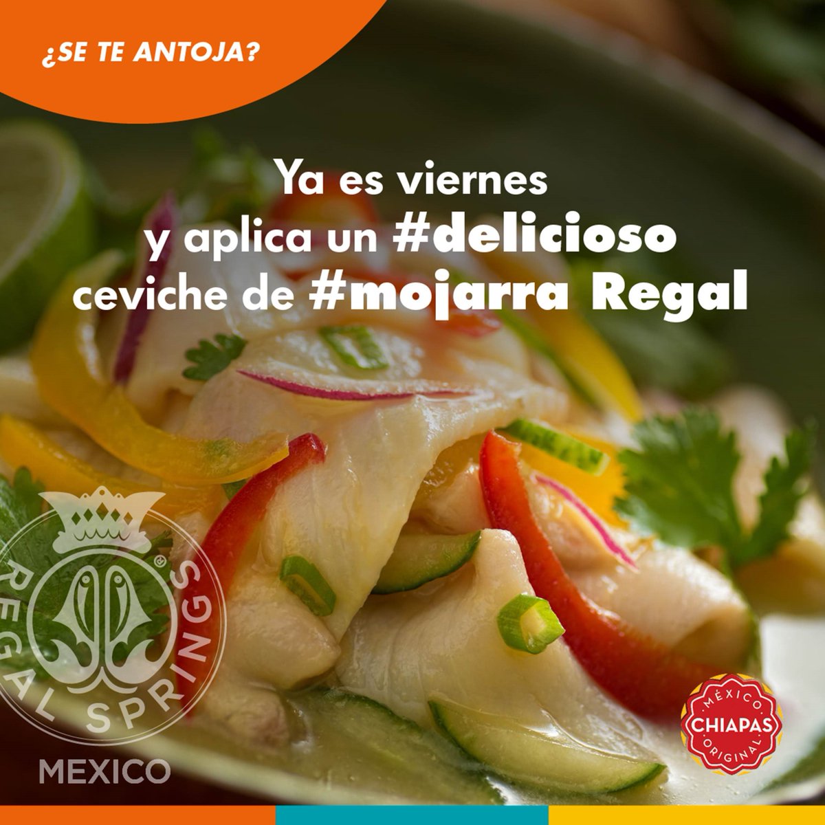 ¡Ya es viernes social, y hoy aplica un delicioso y divertido ceviche de mojarra! #FelizFinde #Viernes13 #HechoEnChiapas