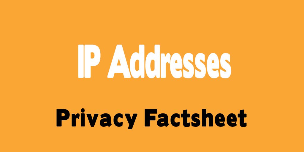 BigBrotherWatch's tweet image. Your IP address can reveal where you are and maybe even the device you’re using. See our Factsheet for how it works: bigbrotherwatch.org.uk/wp-content/upl…