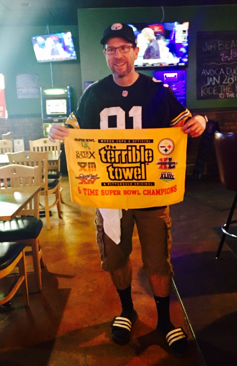 hylanderbob's tweet photo. @jharrison9292 STEELERS gear on point for the playoffs last year. #hookabrotherup https://t.co/XRbrD5JX1v
