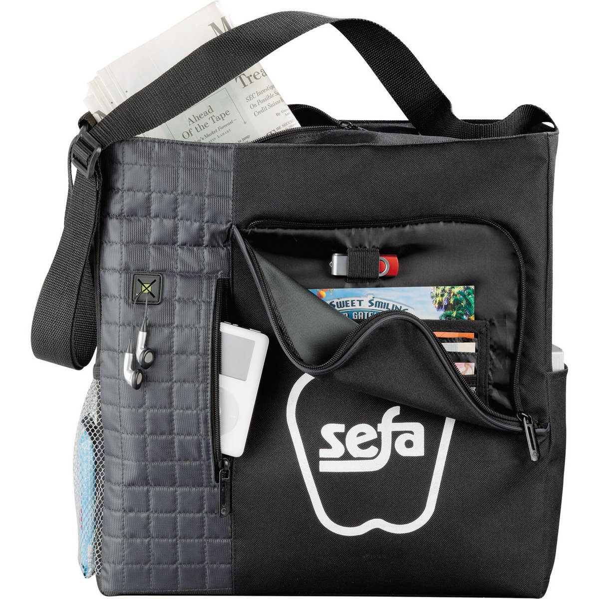 LaureltreePromo's tweet photo. The Verve #Business #Tote is great for meetings, #conventions, #tradeshows, and more! It makes a great #promogift that people will use! https://t.co/zBswKBsGG9