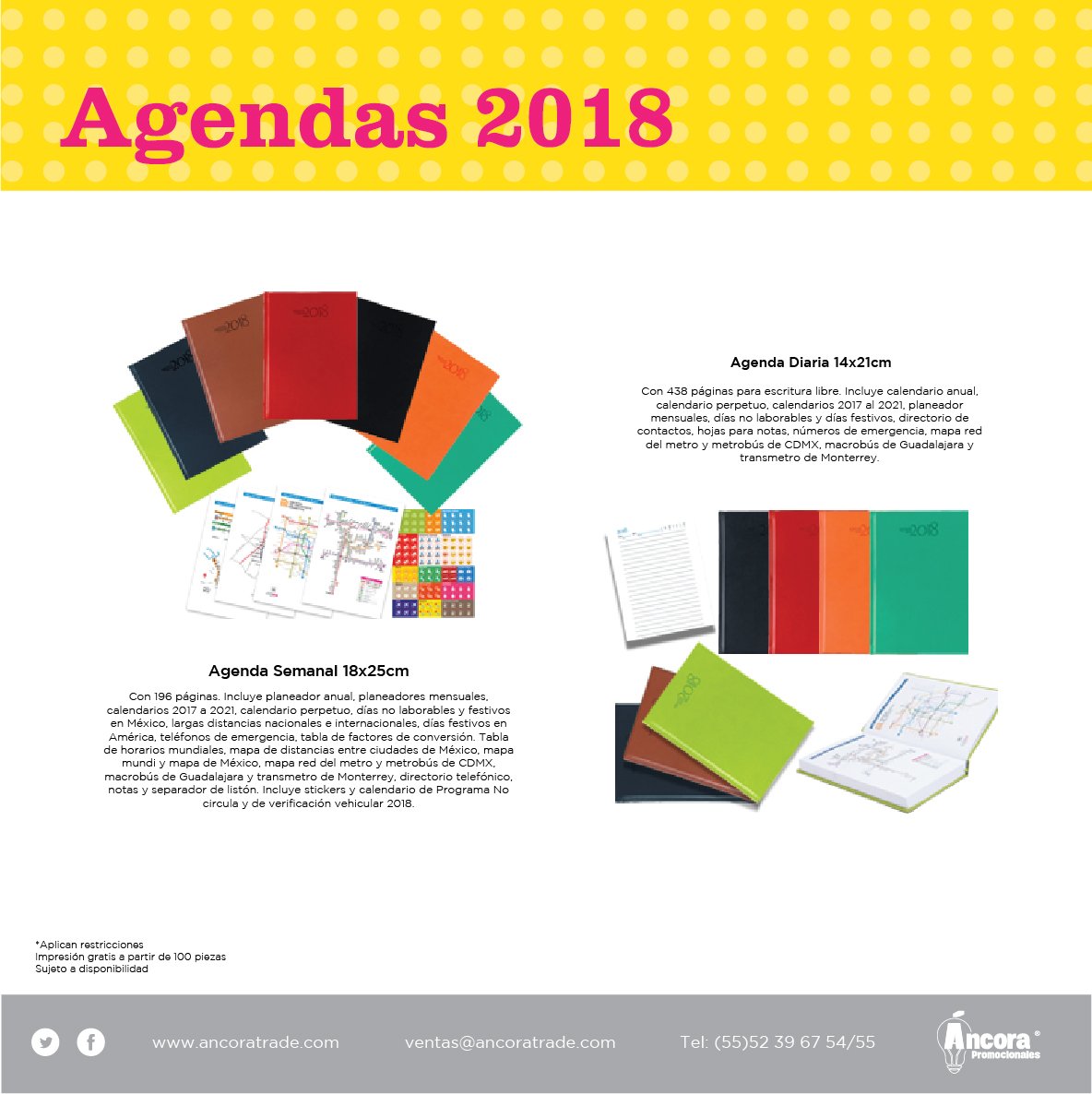 AncoraTrade's tweet photo. Agendas 2018 al mejor precio. 📕🖊️ 
https://t.co/XgYuMiuEAo https://t.co/JsrGmiVGf3