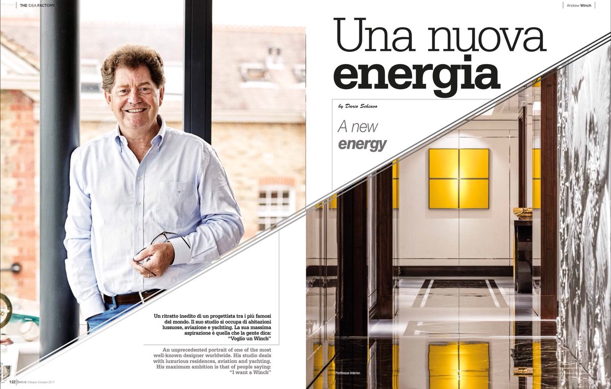 Francesco michienzi on twitter: in barche october issue: andrew ... Interior designer famosi