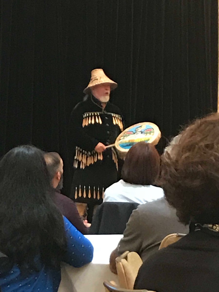 Bibita8's tweet photo. #BOSS2017 Bob Baker of the Squamish Nation welcomes us to Vantage Point’s BOSS Conference. #myrelatives https://t.co/zR3biSP3TD