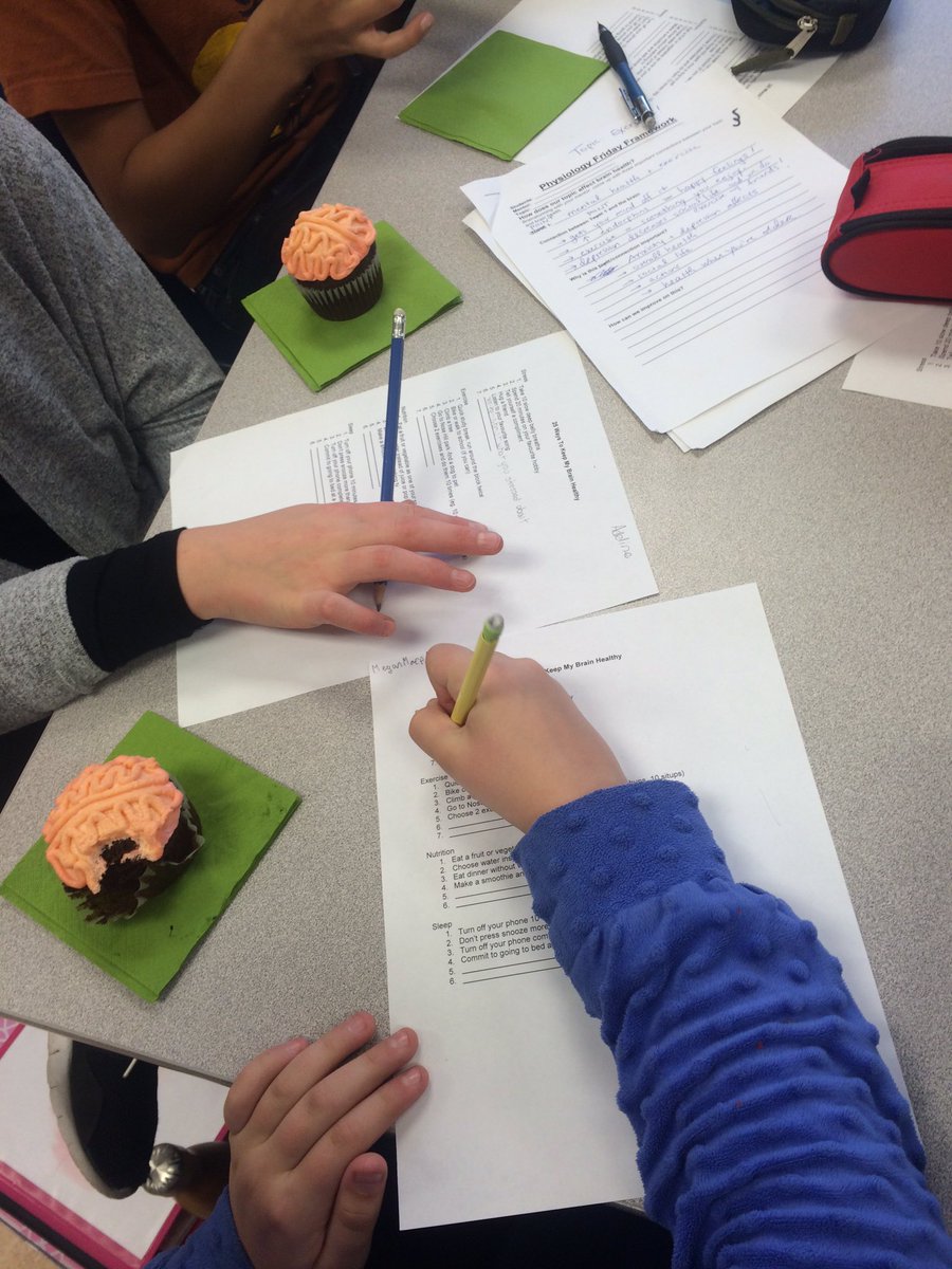 cteplab's tweet photo. BRAINstorming over BRAIN cupcakes! So perfect! @HotchkissBrain @UCalgaryMed #brainhealth #exercise #sleep #nutrition #stress https://t.co/FQmbwYlfBA