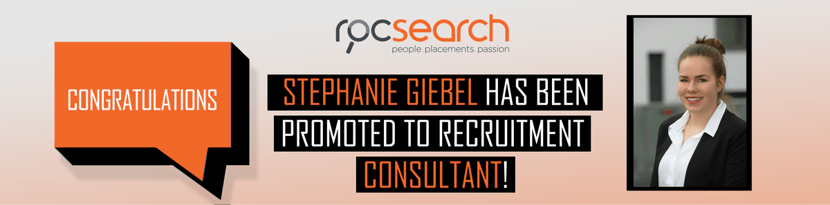 RocSearch's tweet photo. It gives us great pleasure to announce the promotion of Stephanie Giebel from our Frankfurt office to Recruitment Consultant! 😀 https://t.co/OyIrQTGyt8