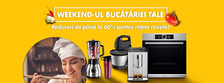 FlancoRo's tweet photo. Până la 60% reducere la sute de produse! E Weekendul Bucătăriei Tale! 
https://t.co/Uybuxvkve0 https://t.co/q7x6xHwO7v