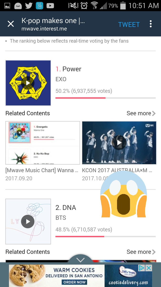 cindywubeauty's tweet photo. Army!Vote plz
Morning @BTS_twt
#MWAVE_BTS_VOTE #StreamDNAOnSpotify #StreamDNAOnYoutube
✔ https://t.co/fMl7J241Aa
✔ https://t.co/rKwGV0DbKP https://t.co/VSLmzNg7RN