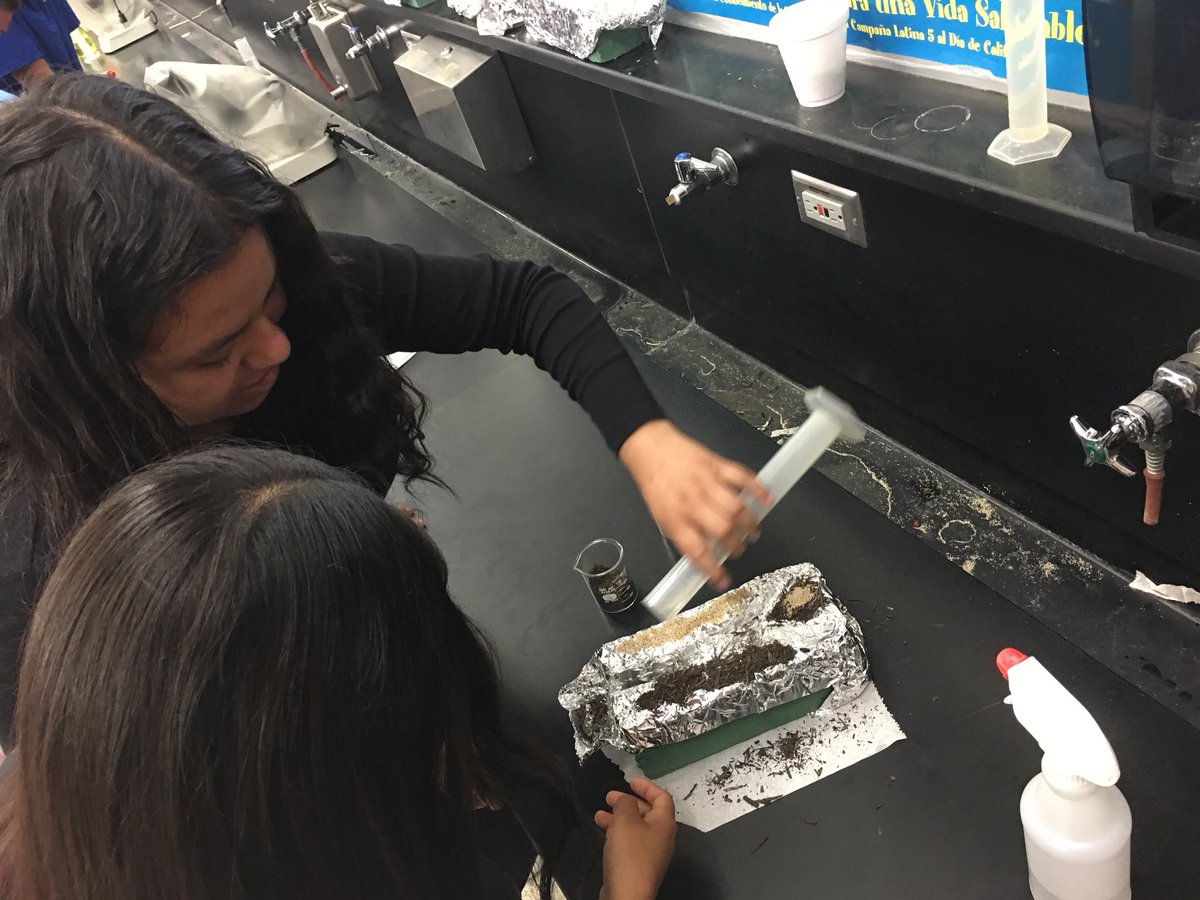 Mr. Linke’s freshmen science students learning the effects of erosion. #MatadorsMakeItHappen #GUHSDTweet