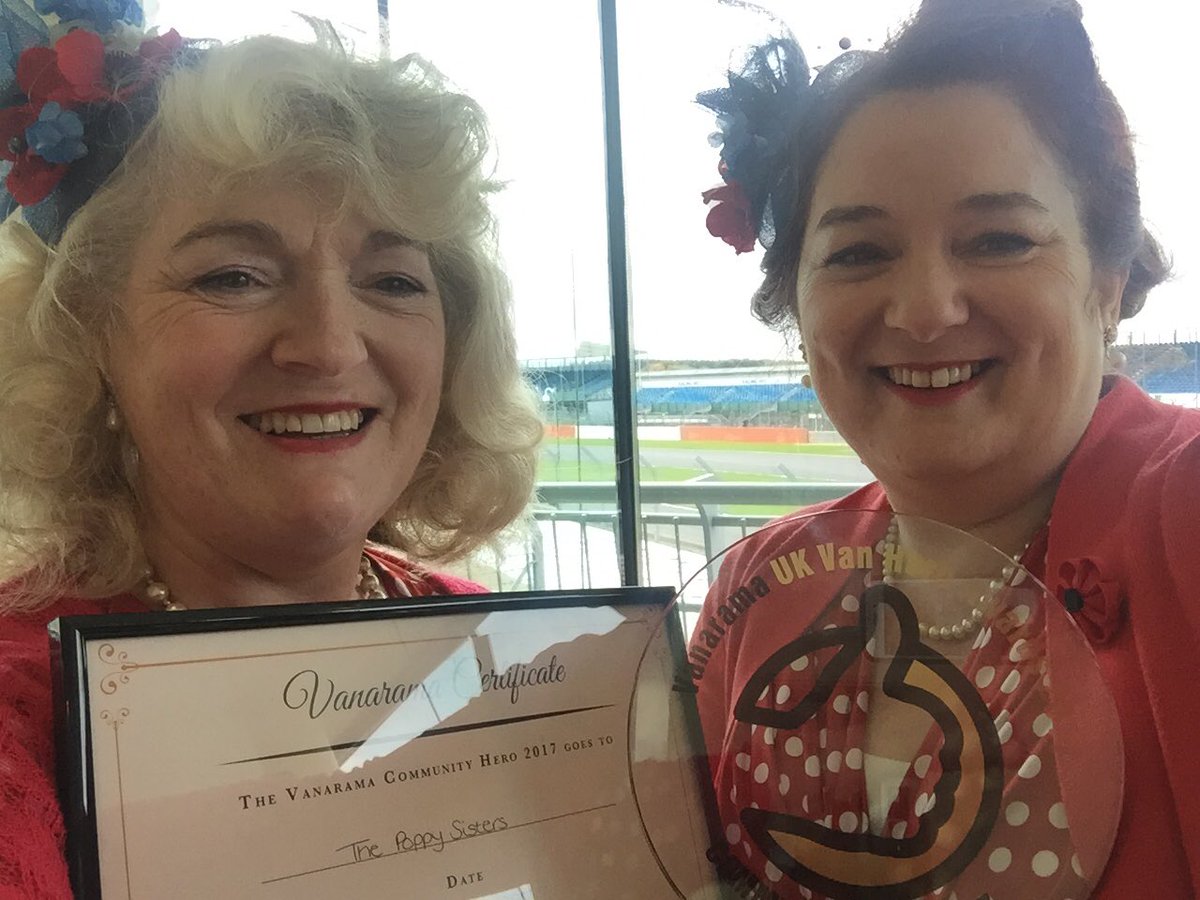 PoppySisters's tweet photo. Absolutely thrilled to win @Vanarama Community Heroes Award 2017! This means the world to us. Brilliant day! @BradBurton #vanheroes2017 https://t.co/FnmWOTYolF