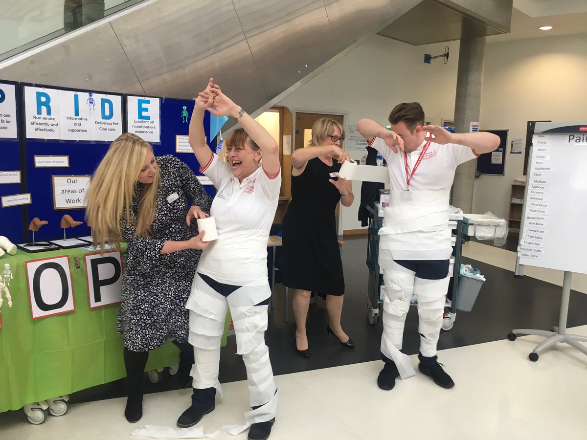 clairemac1979's tweet photo. Great morning with @BHR_hospitals #plastertechnicians showcasing their amazing service and raising money for charity. #teamsurgery https://t.co/pWDr87T7Zu