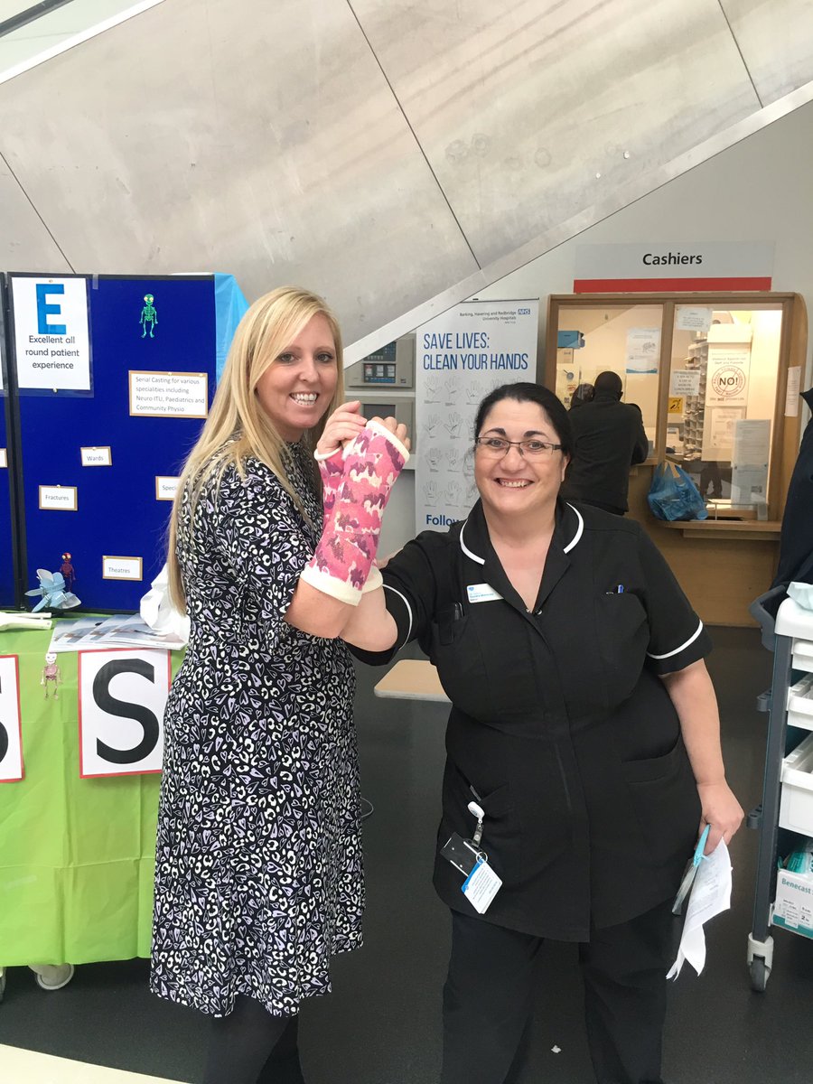 clairemac1979's tweet photo. Great morning with @BHR_hospitals #plastertechnicians showcasing their amazing service and raising money for charity. #teamsurgery https://t.co/pWDr87T7Zu