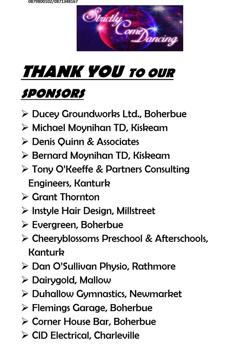 StrictlyBoher's tweet photo. Thanks to our sponsors. https://t.co/6QGR8ylgkq