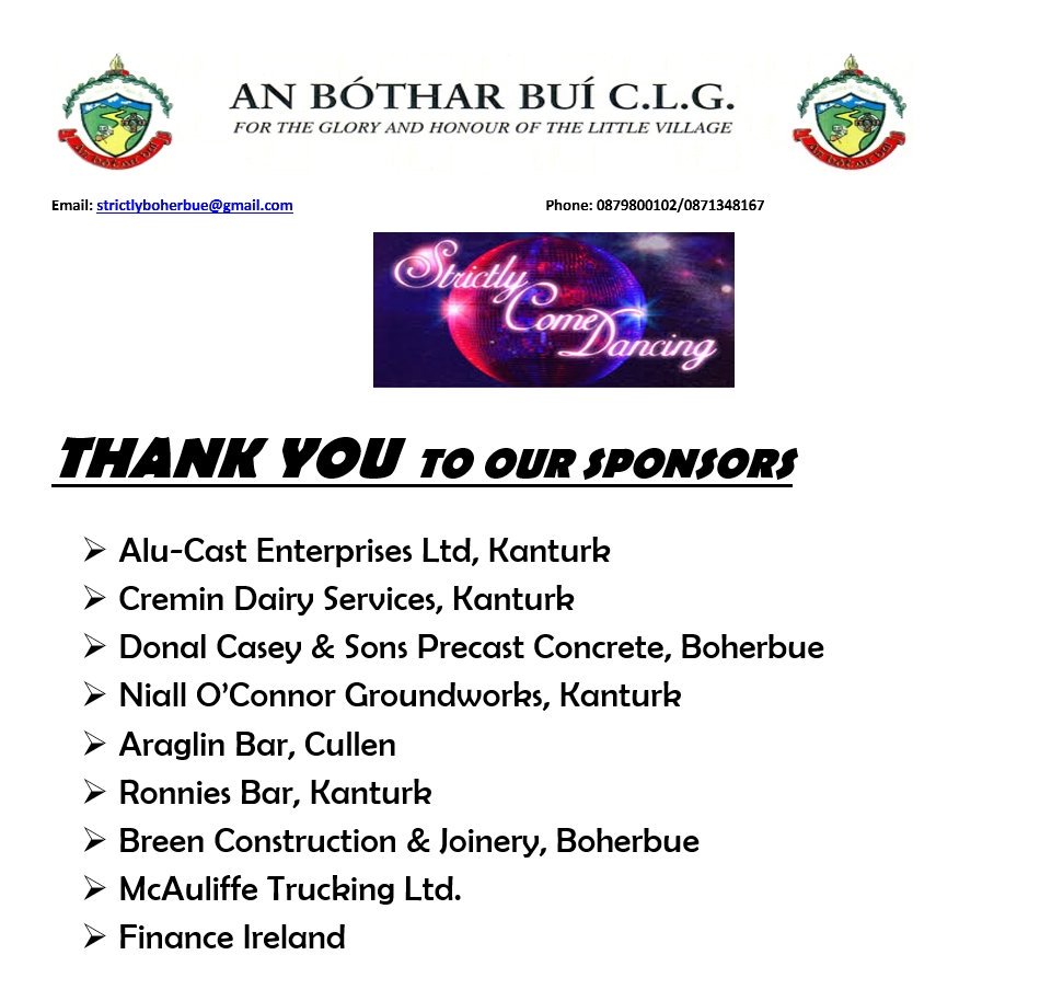 StrictlyBoher's tweet photo. Thanks to our sponsors. https://t.co/6QGR8ylgkq