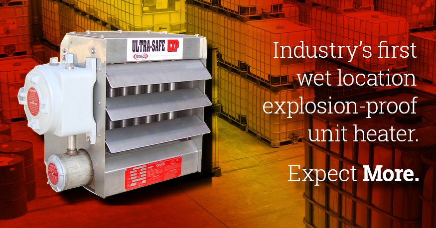 Indeeco's tweet photo. Learn how Indeeco's new wet location exp unit heater can provide you with long lasting heating performance  https://t.co/2HCoD8JXuK https://t.co/Q6aNObhY1w