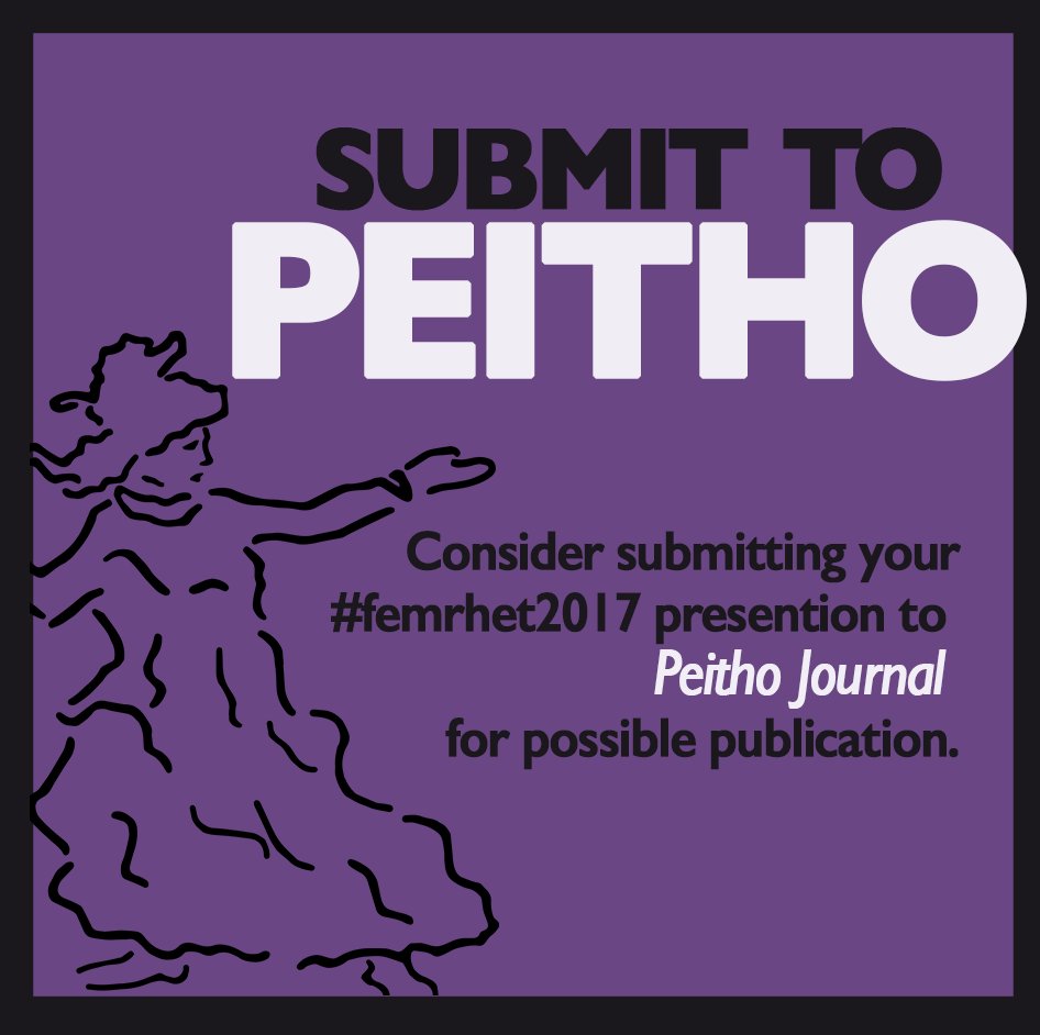 CFSHRC's tweet photo. Submit your #FemRhet2017 presentation to @peithojournal! And please retweet to share widely! https://t.co/rkOZajK0Wz https://t.co/ctDiVINFEh