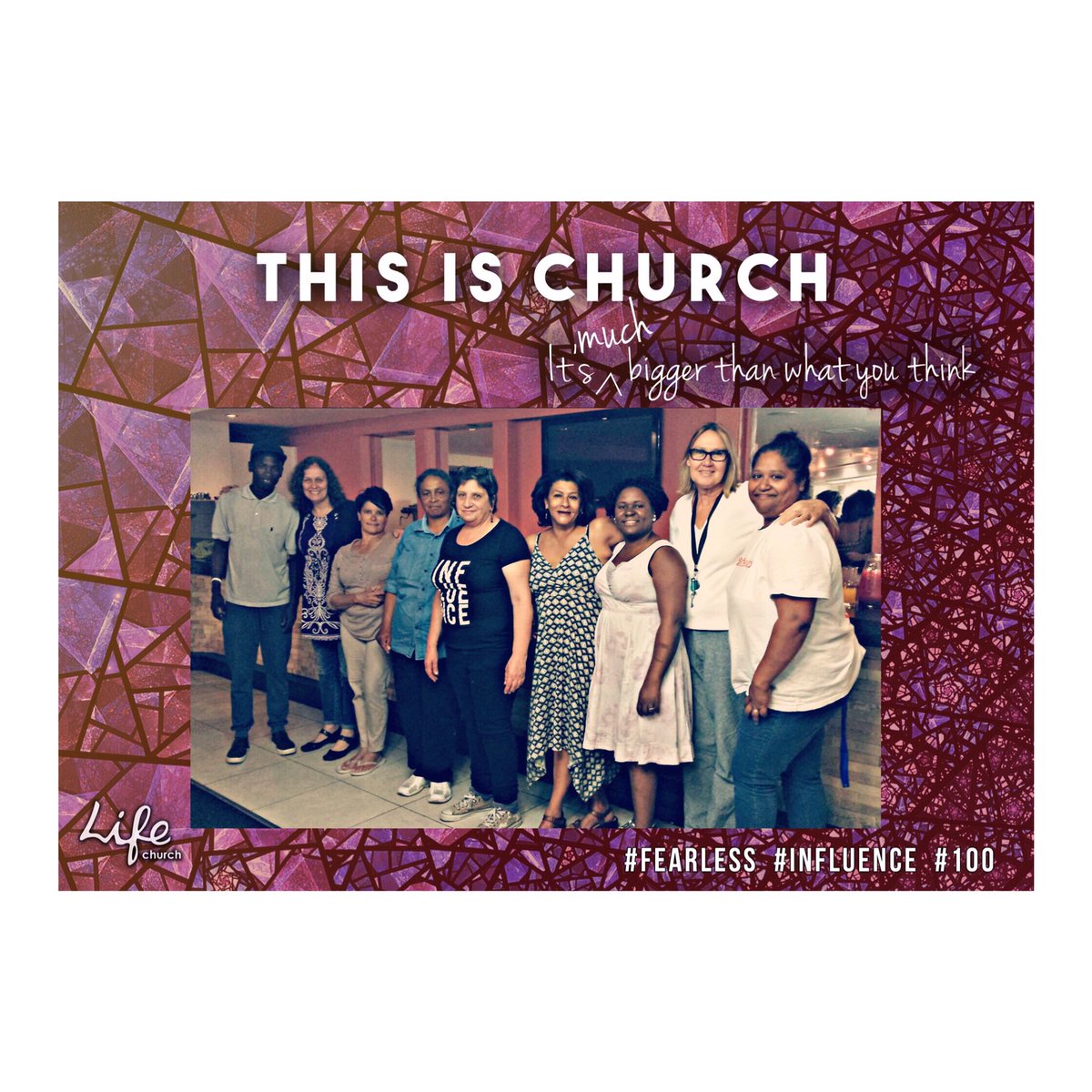 LifeChurchCT's tweet photo. Join this Sunday, as we continue with our #ThisIsChurch series ⛪️🎉👭Celebrations will be happening at 9am &amp; 11am 👈🏽
#fearless #Influence #100 https://t.co/mNzupblmBv