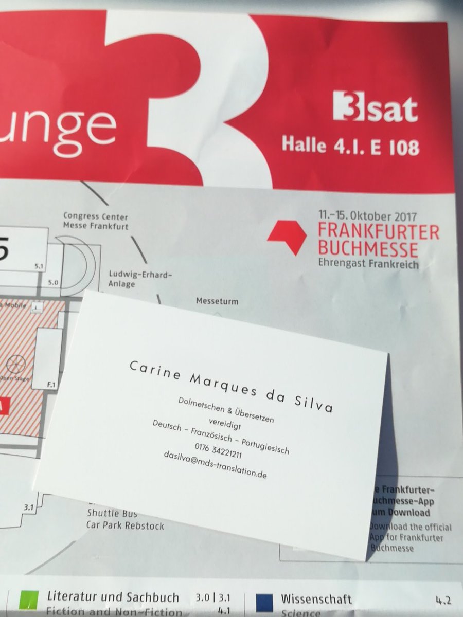 MdSTranslation's tweet photo. Kundenaquise auf der Buchmesse! Ehrengast ist Frankreich. #Kundenaquise #Buchmesse #salondulivre #Dolmetscher https://t.co/nMj7FgdD8J