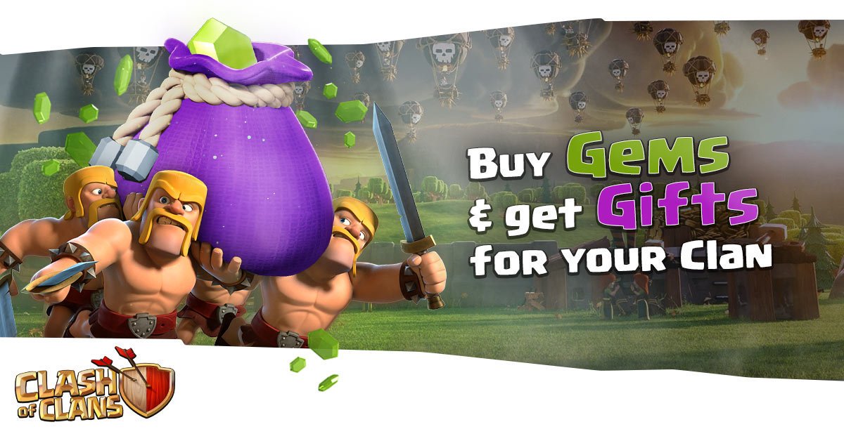How to Gift Gems in Coc