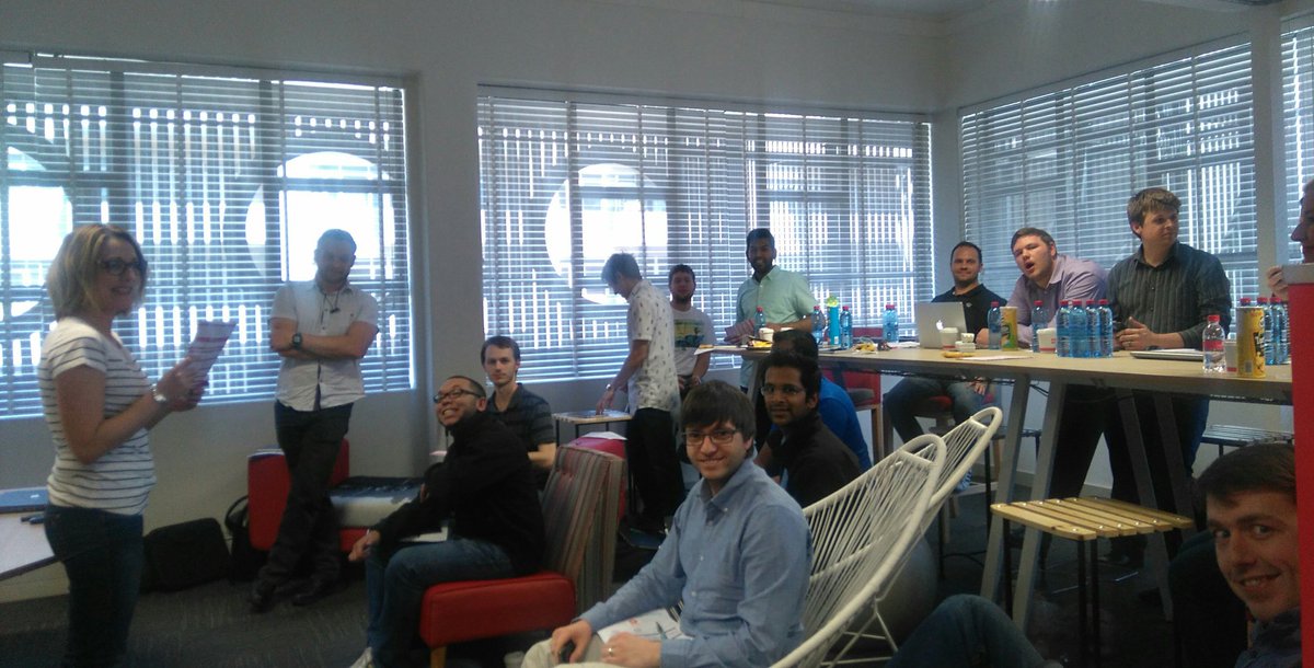 cnandco's tweet photo. The awesome IT &amp; Development team from @GT_247 @EasyEquities got their #creativecaps on for their strat session at CN&amp;CO offices https://t.co/erwInQXaBG