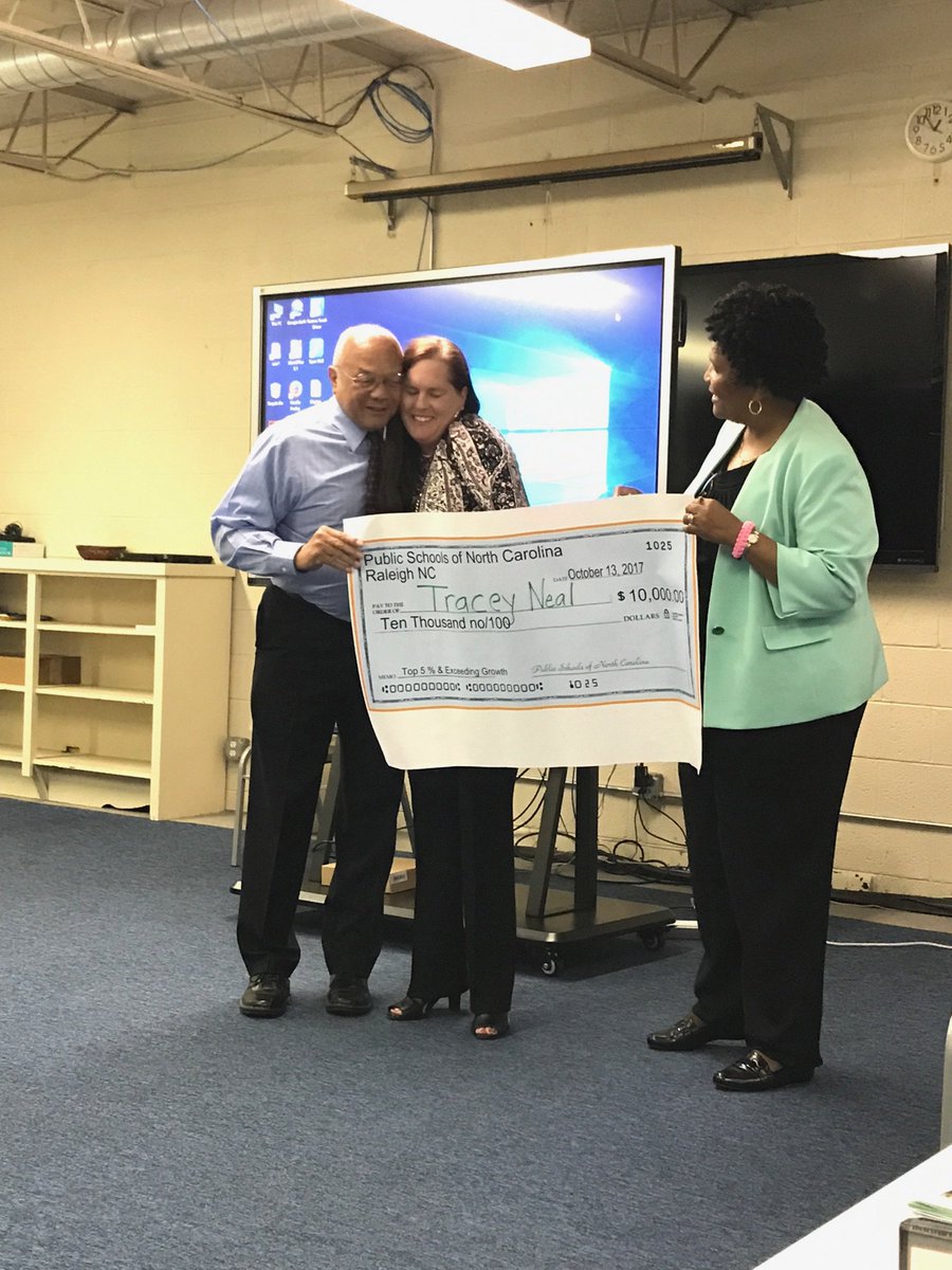 Congratulations to Tracey Neal, NELA Graduate &amp; Warren Early College High School Principal! WECHS is in the top 5% for student growth in NC!