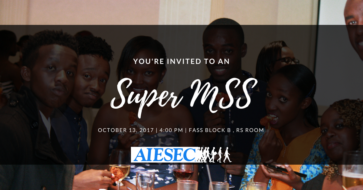 You are invited to super MSS,