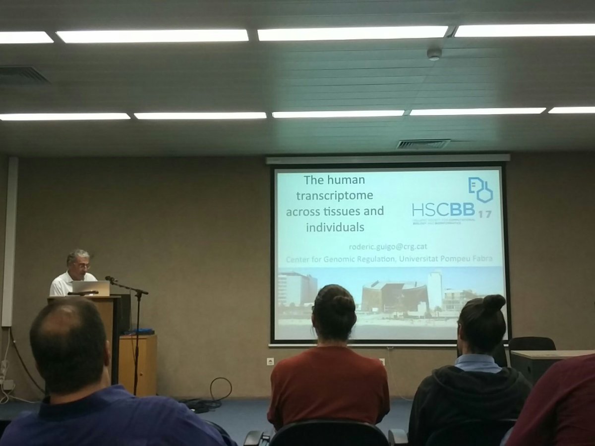 galicae's tweet photo. Roderic Guigo for the closing keynote of the #hscbb conference #Bioinformatics #transcriptomics https://t.co/3ucbzYpdxk
