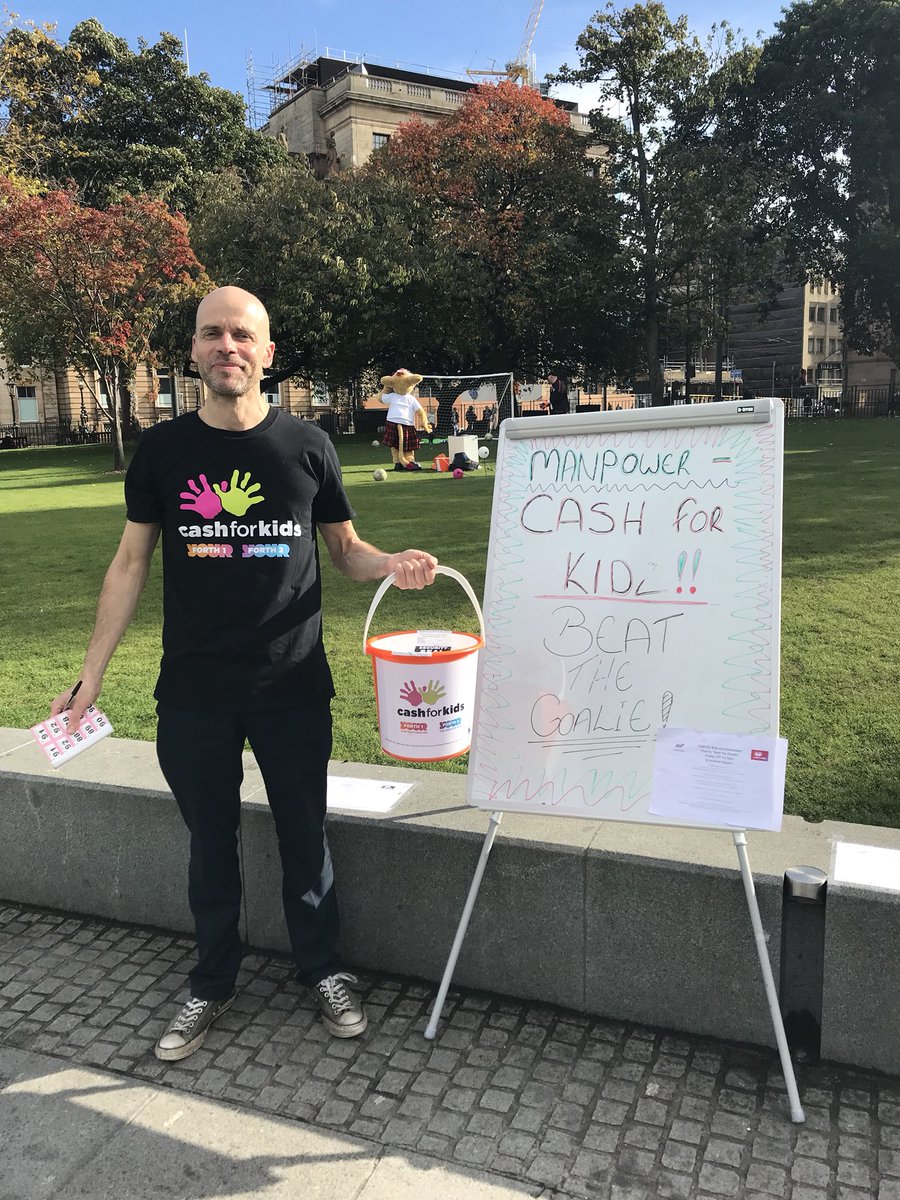 stewmanson's tweet photo. Great effort from #manpowerteam helping to raise money for @Forth1CFK. I missed my pen 🙈⚽️ https://t.co/pJsamxbfhN