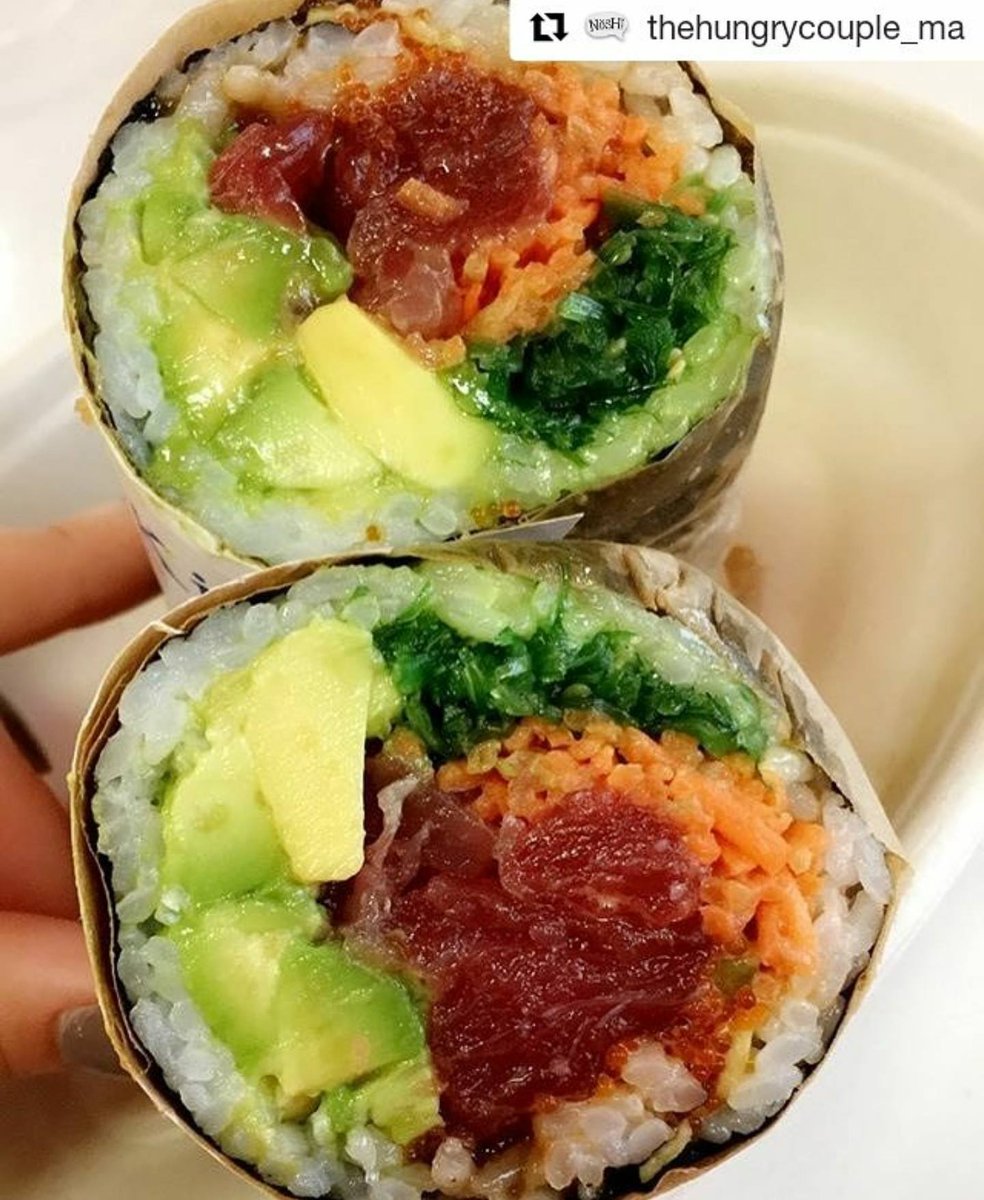 YokiBoston's tweet photo. Sushi + Avocado + Burrito = YUM! #YokiExpress #SushiBurrito https://t.co/VlBybNlzfZ