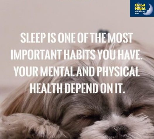 AntiSnoringRing's tweet photo. Ensure you get your 8 hours sleep to give you all that all important energy this weekend #sleep #health #snorefree #goodnightssleep #GNASR https://t.co/VKqTS00E02