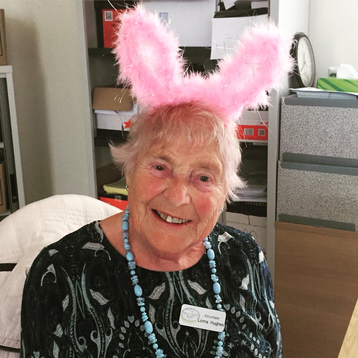 wirralhospice's tweet photo. 💙💞 Lorna, another of our lovely #volunteers, is getting her #glow on in readiness for tonight’s #glowwiththeflow ! #women #men #teenagers #children #dogs #glowpower #hospicecareweek #hospiceheroes #hospicecare #wearehospicecare https://t.co/Fi0ap43aGl