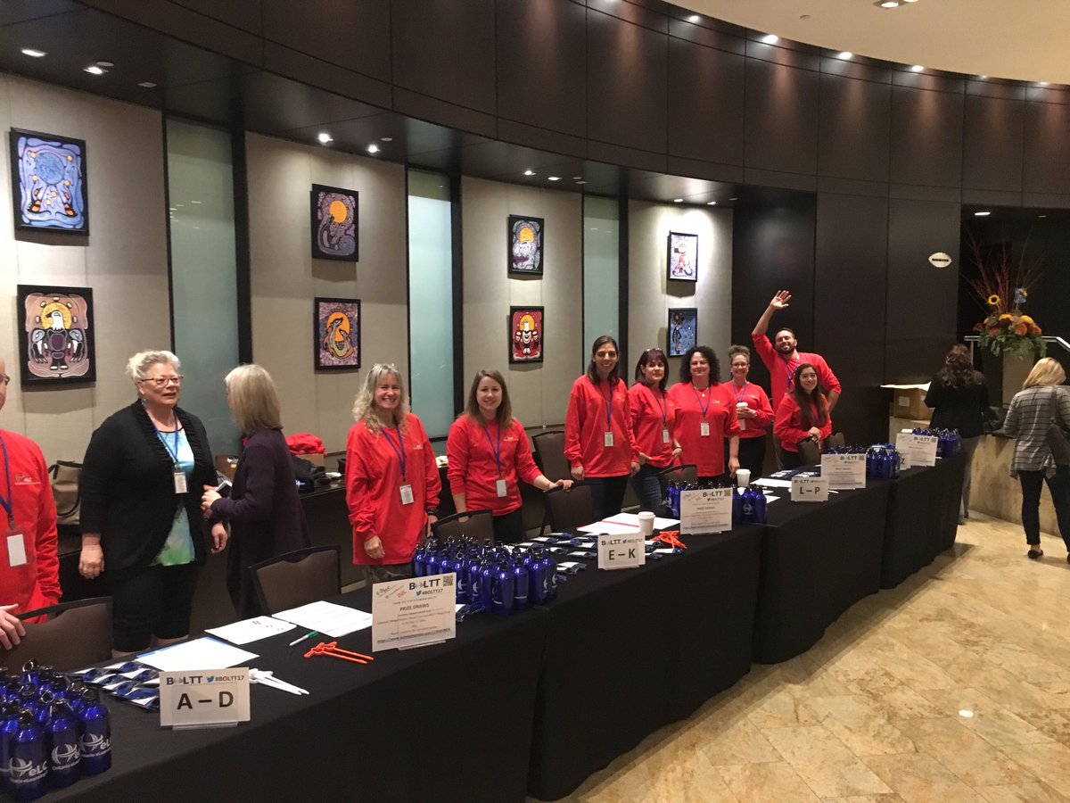 #BOLTT17 A great team hard at work again early this morning… Looking forward to an exciting day of learning with OeLC