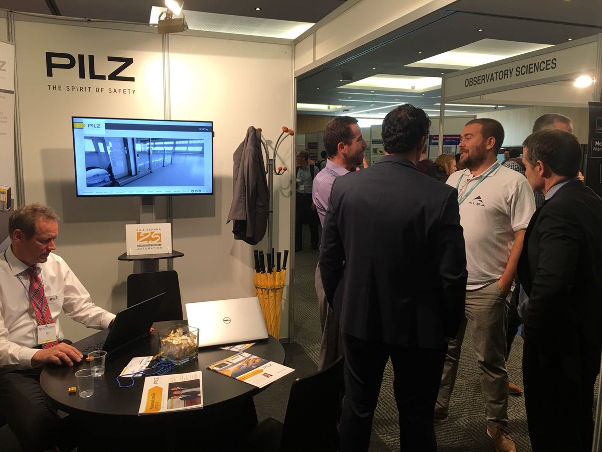 Pilz_ES_PT's tweet photo. After a good week today we closed our participation in #Icalepcs2017 Thanks to all visitors! https://t.co/okJ8nBMRST https://t.co/XFXPQVjg4z