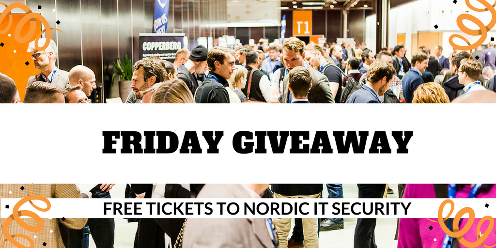 nordicitsec's tweet photo. Friday #giveaway - We've just released 100 FREE tickets for #NordicITSec. RT to get your ticket! #cybersecurity #infosec #security https://t.co/vKG2N4T12T