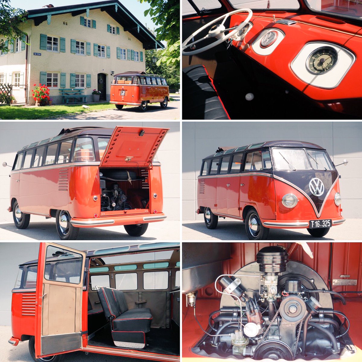 Vw Bus And Camper On Twitter 1955 Barndoor Samba 1 Of 12 In