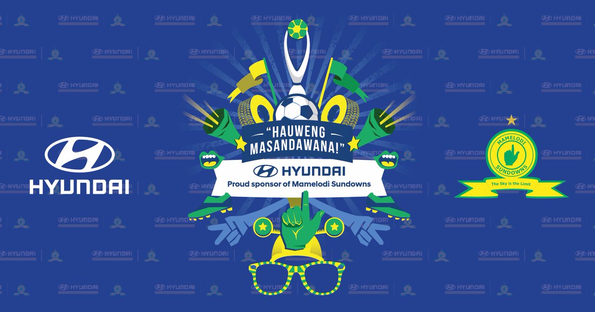 HyundaiSA's tweet photo. We’re proud to announce our sponsorship of Mamelodi Sundowns FC! Stay tuned to our pages for updates and more info. 

#HyundaiSundowns https://t.co/f0NWty5Mlk
