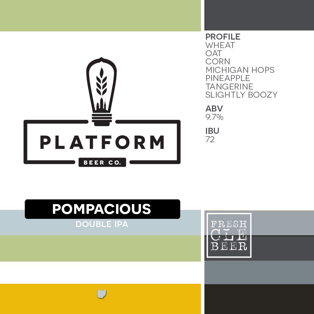 PlatformBeerco's tweet photo. Two new Beers today! Sailing to nowhere tomorrow! @BrewStuds @beerpulse @ohiocitytweets @SOLODistrictOC @joecimperman #freshclebeer https://t.co/bDcEei8xB8