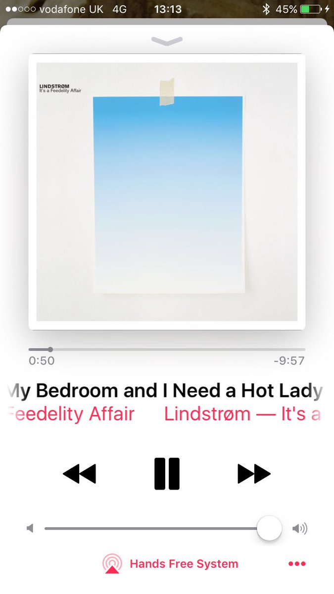 KateWalshaw's tweet photo. #NowPlaying Lindstrom - There's A Drink In My Bedroom &amp; I Need A Hot Lady 👌🏼👌🏼👌🏼 https://t.co/x5ht5xLkRO